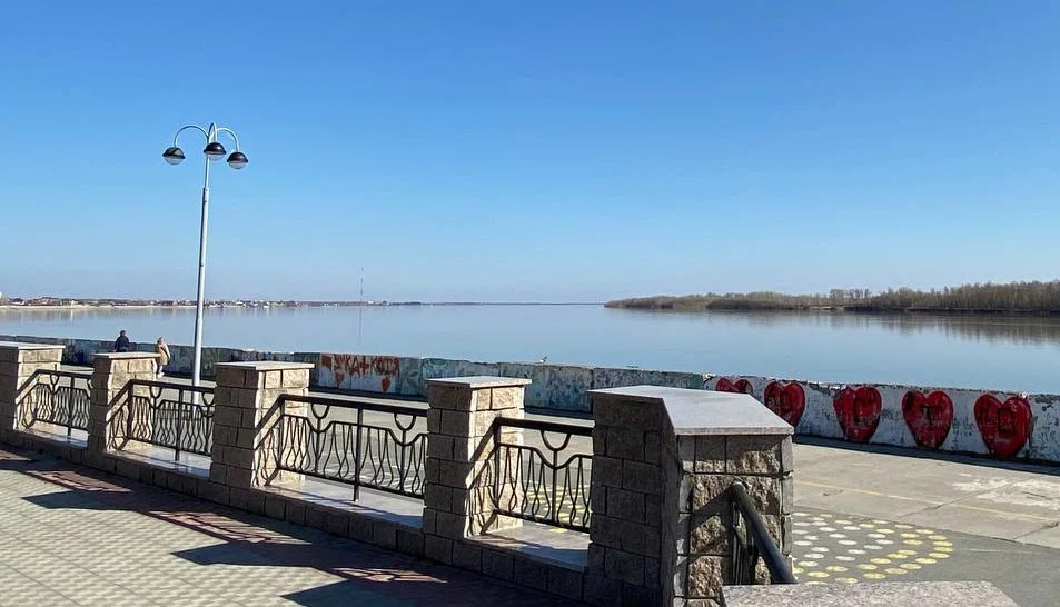 Уровень воды в реке Оби на 19 мая