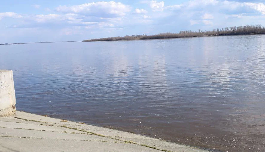 Уровень воды в реке Оби на 3 июня