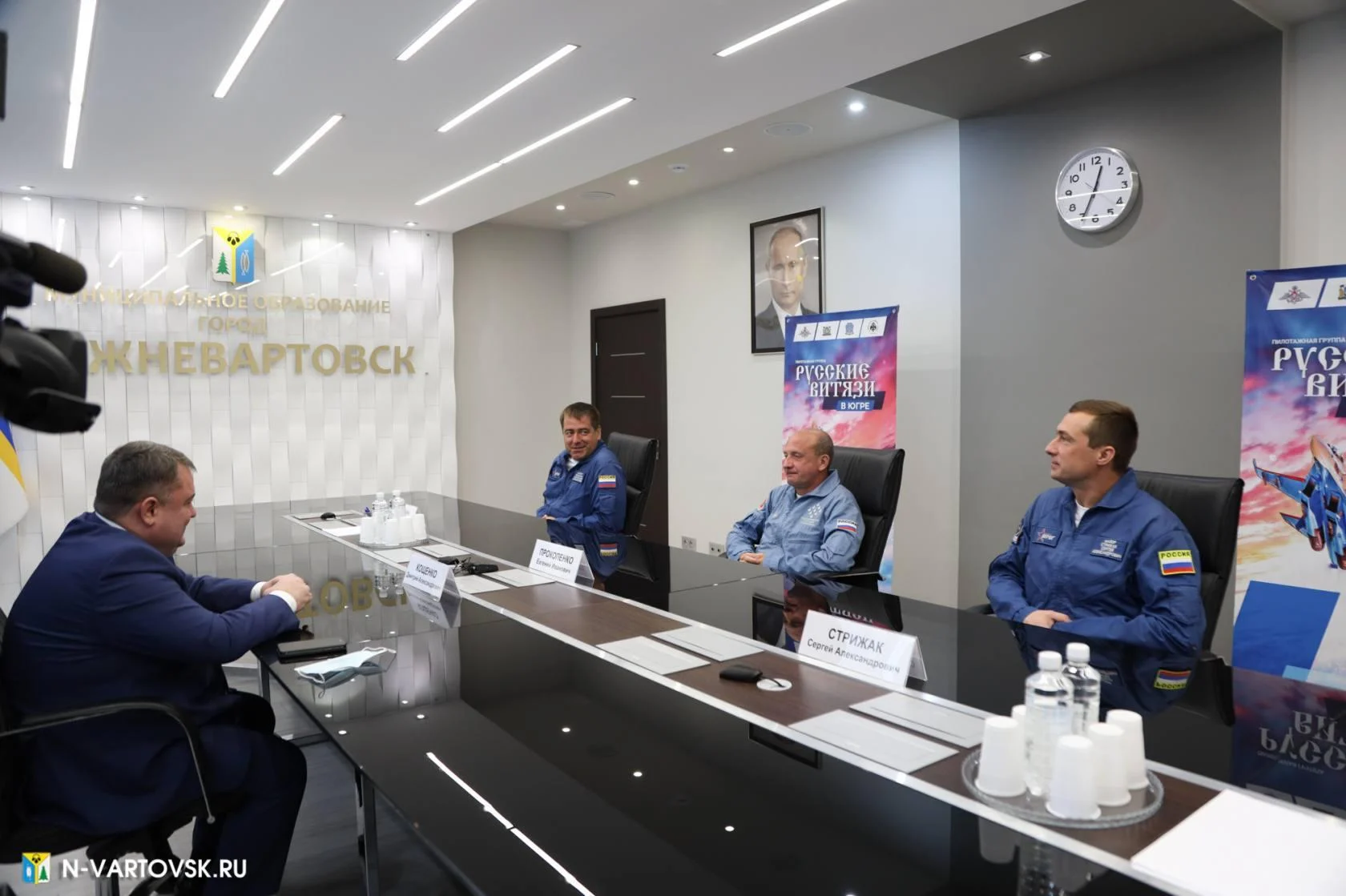 Из жизни города: «Русские Витязи» прибыли в Нижневартовск /ФОТО/